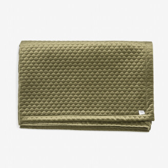 Honey sängöverkast 130x260 cm, olivgrön kuva